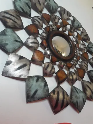 Espejo Convexo Decorativo Metal