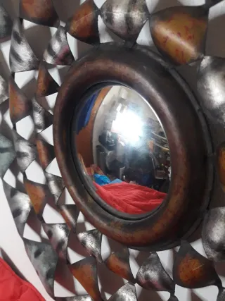 Espejo Convexo Decorativo Metal