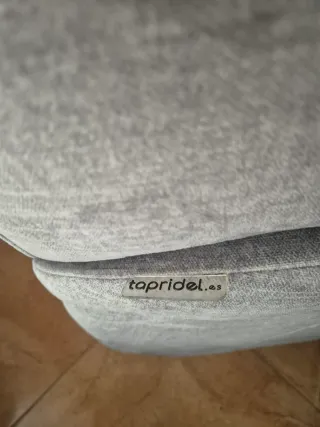 Sillón relax tela gris