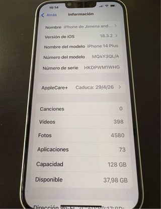 iPhone 14 Plus Bianco Nuovo