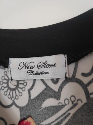 Vestido Vintage New Sleeve Estampado