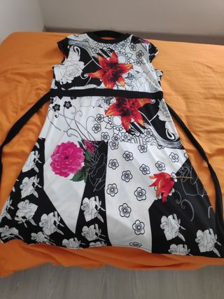 Vestido Vintage New Sleeve Estampado