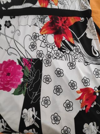 Vestido Vintage New Sleeve Estampado