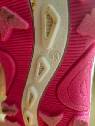 Botas de nieve para niña color rosa y plateado