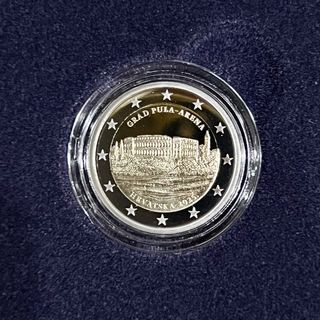 Moneda 2 Euro Croacia 2025 Pula Arena en Proof