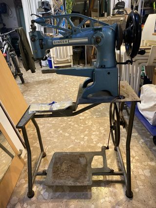 Máquina de coser Singer zapatero cuero