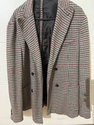 Blazer Zara cuadros