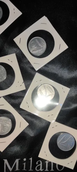 Lotto 10 Lire 10 Grano 70/80 Italiane