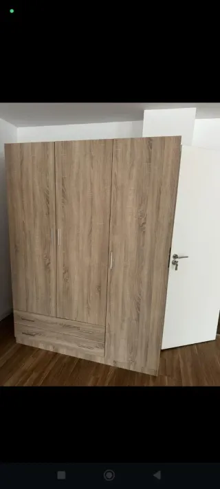 Armadio bianco a 3 porte con cassetti - Spedizione a domicilio