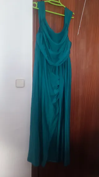 Vestido fiesta verde talla 3XL