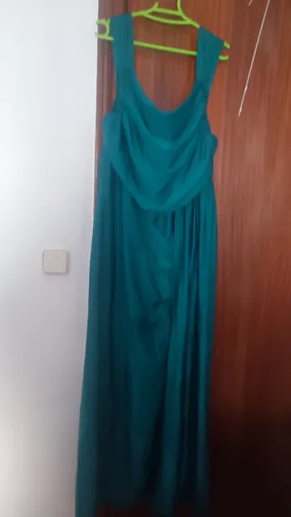 Vestido fiesta verde talla 3XL