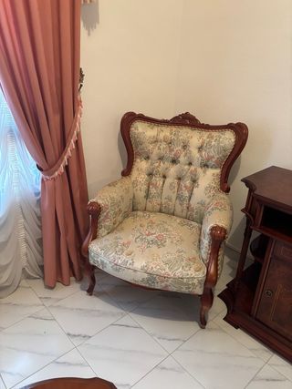 Butaca Isabelina Tapizada