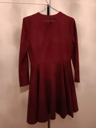 Vestido fiesta tela aterciopelada