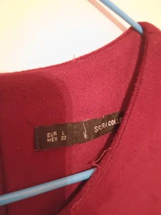 Vestido fiesta tela aterciopelada