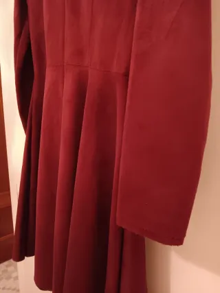 Vestido fiesta tela aterciopelada