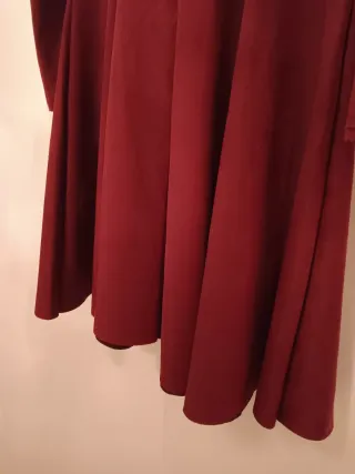 Vestido fiesta tela aterciopelada