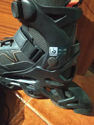 Patines en línea negros