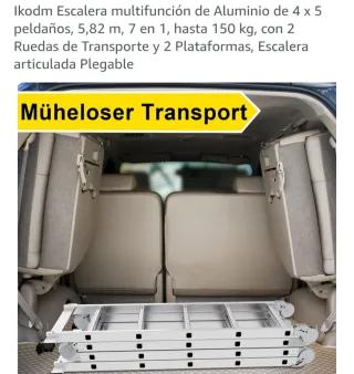 Escalera extensible 6 metros