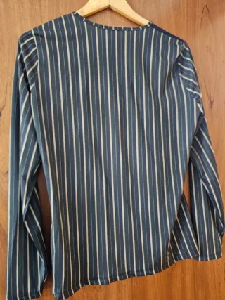 Camiseta Zara rayas encaje