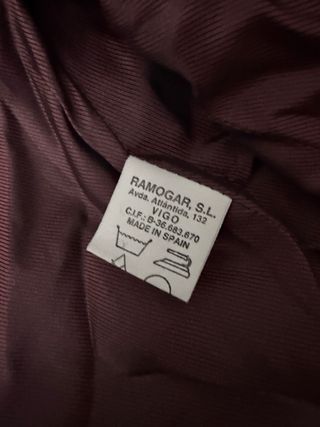 Abrigo América paño negro