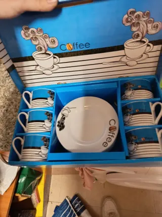 Set de 6 tazas de café