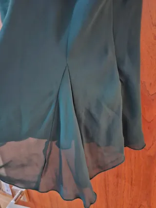 Top Vero Moda lentejuelas verde y plata