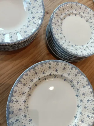 Vajilla 10 servicios Flor de Lis - La Cartuja