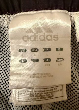 Pantalón chándal Adidas Talla L Negro