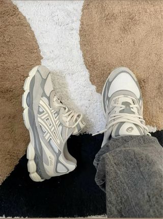 Scarpe Sportive Asics Gel Grigio e Bianco