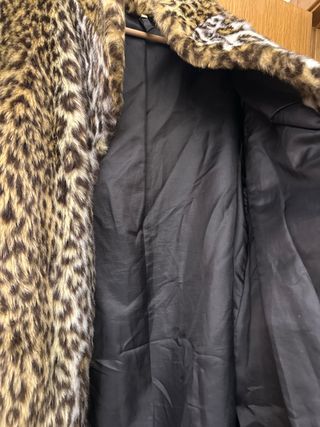 Chaqueta pelo leopardo