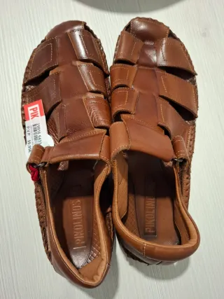 Sandalias Pikolinos Piel Marrón Hombre