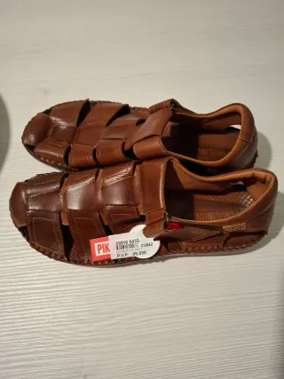 Sandalias Pikolinos Piel Marrón Hombre