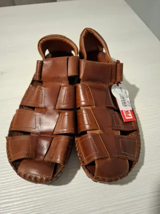 Sandalias Pikolinos Piel Marrón Hombre