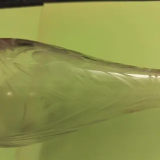 Vaso cristallo Boemia con piedestallo in Argento 3