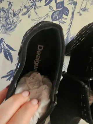 Botín tacón Desigual negro