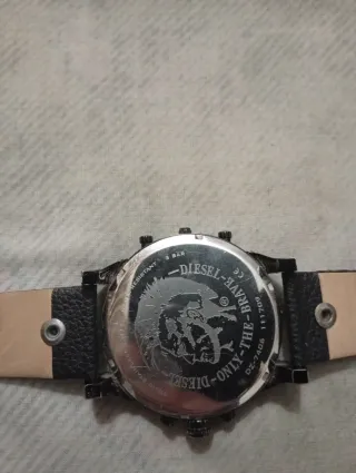 Reloj Diesel Cronógrafo Negro y Plateado