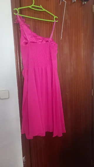 Vestido fiesta juvenil rosa