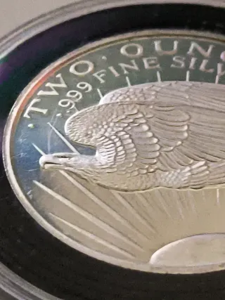 Dos Onzas Plata Fina USA