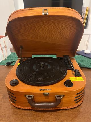 Tocadiscos Retro con Radio