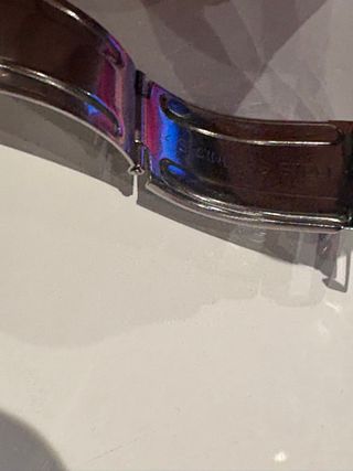 Reloj Swatch Cronógrafo Negro y Plateado