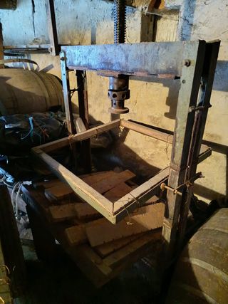 Prensa de llagar de sidra