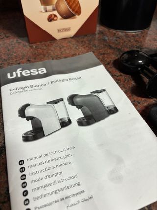 Cafetera Ufesa Bellagio Multicápsulas