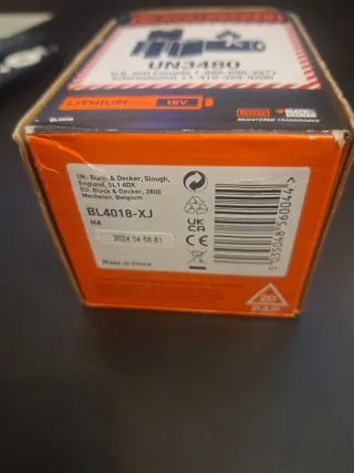 Batería BLACK+DECKER 18V 4AH