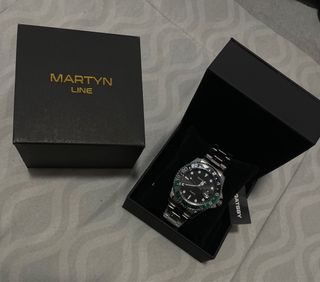 Reloj Martyn Line Negro y Verde