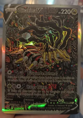 Carta Pokémon Giratina V Origen Perdido
