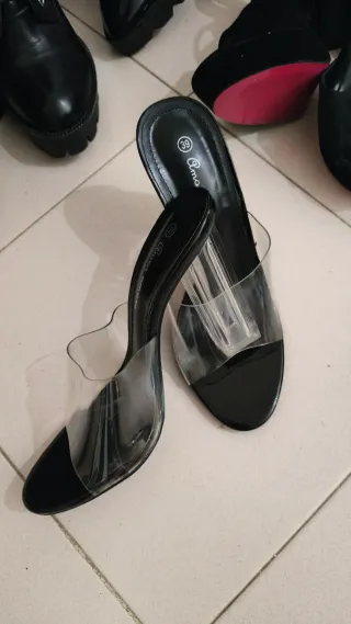 Lote Zapatos Tacón Fiesta Mujer Talla 39