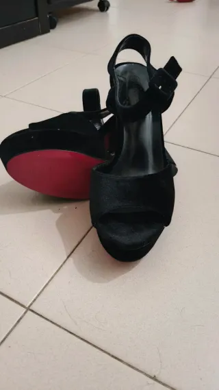 Lote Zapatos Tacón Fiesta Mujer Talla 39