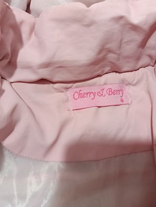 Chaqueta rosa niña con capucha