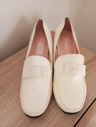 Zapatos blancos De Vestir 40