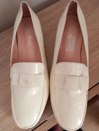 Zapatos blancos De Vestir 40